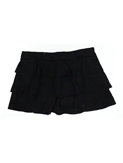 Pre-owned Shein Curve Casual Skirt In Black
