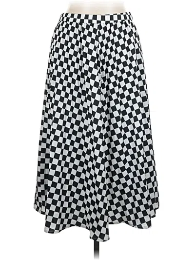 Pre-owned Shein Curve Casual Skirt In Black