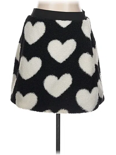Pre-owned Shein Curve Casual Skirt In Black