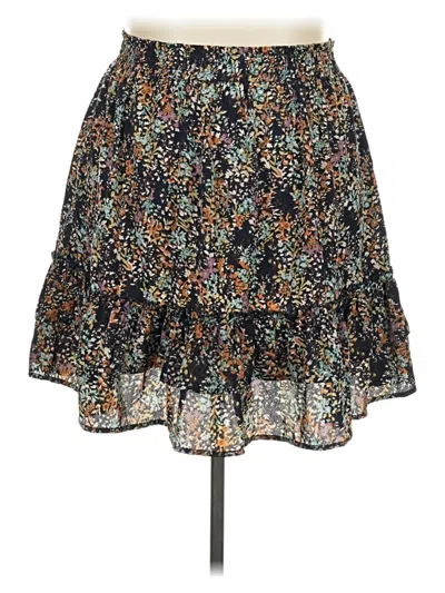 Pre-owned Shein Curve Casual Skirt In Blue