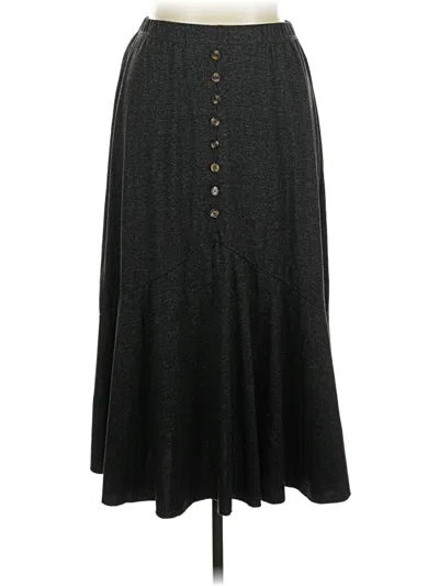 Pre-owned Shein Curve Casual Skirt In Gray