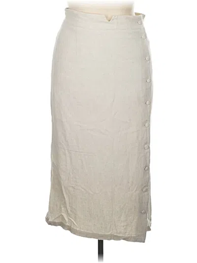 Pre-owned Shein Curve Casual Skirt In Gray