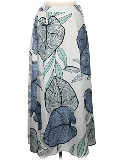 Pre-owned Shein Curve Casual Skirt In Gray