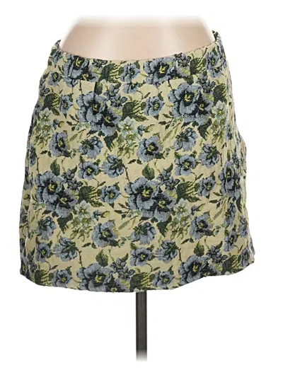 Pre-owned Shein Curve Casual Skirt In Green