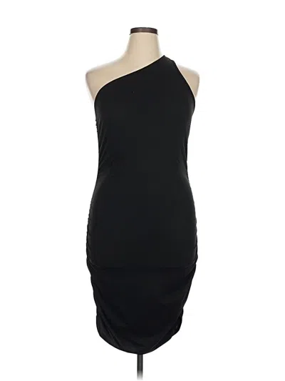 Pre-owned Shein Curve Cocktail Dress In Black
