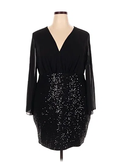 Pre-owned Shein Curve Cocktail Dress In Black