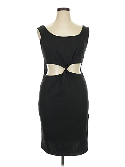 Pre-owned Shein Curve Cocktail Dress In Black