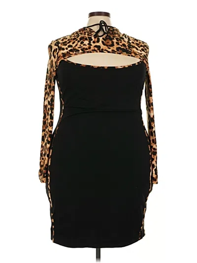 Pre-owned Shein Curve Cocktail Dress In Black