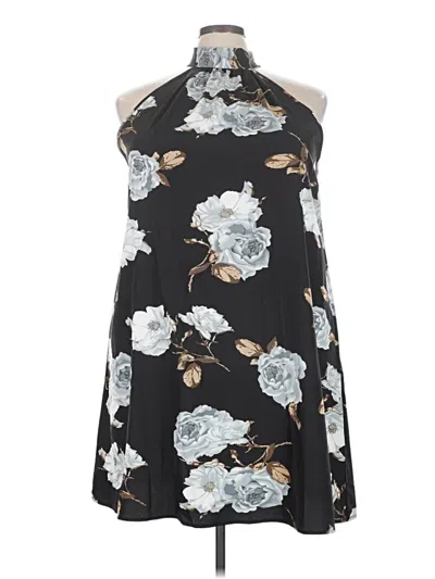 Pre-owned Shein Curve Cocktail Dress In Black