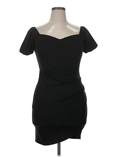 Pre-owned Shein Curve Cocktail Dress In Black