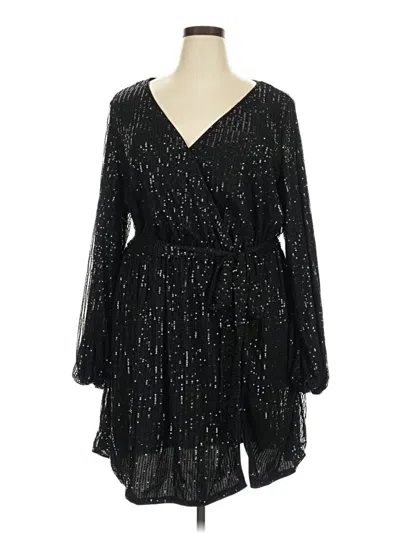 Pre-owned Shein Curve Cocktail Dress In Black
