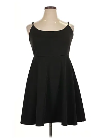 Pre-owned Shein Curve Cocktail Dress In Black