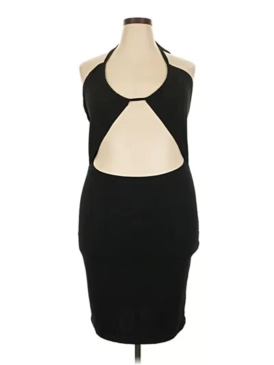 Pre-owned Shein Curve Cocktail Dress In Black