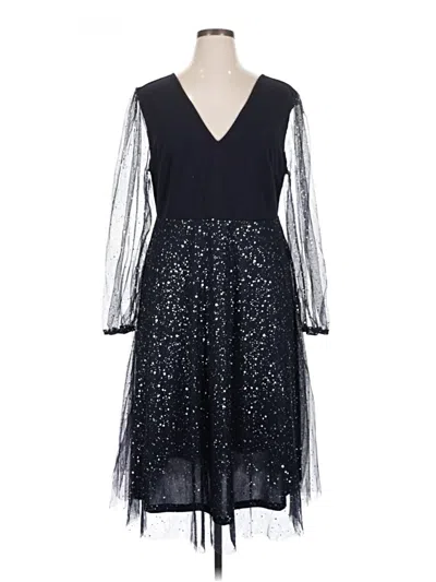 Pre-owned Shein Curve Cocktail Dress In Black