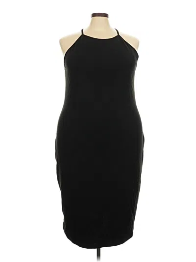 Pre-owned Shein Curve Cocktail Dress In Black