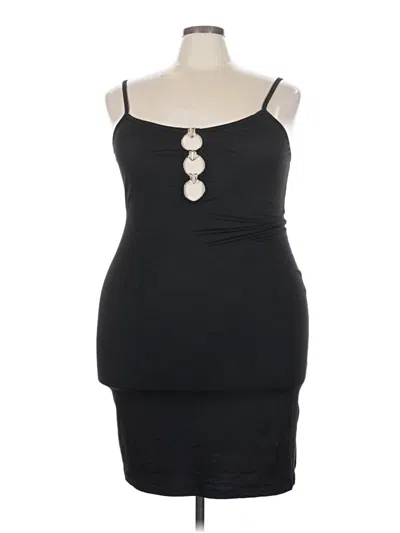 Pre-owned Shein Curve Cocktail Dress In Black