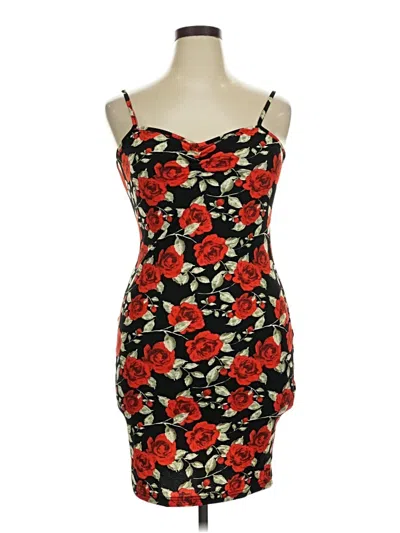 Pre-owned Shein Curve Cocktail Dress In Black