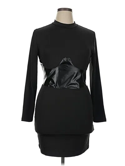 Pre-owned Shein Curve Cocktail Dress In Black