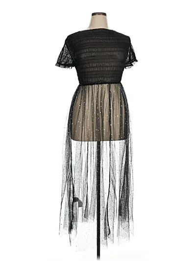 Pre-owned Shein Curve Cocktail Dress In Black