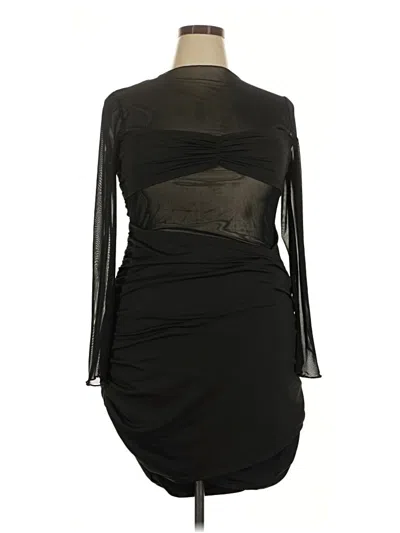 Pre-owned Shein Curve Cocktail Dress In Black