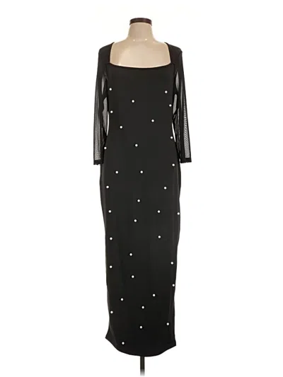 Pre-owned Shein Curve Cocktail Dress In Black