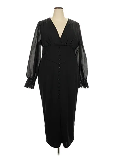 Pre-owned Shein Curve Cocktail Dress In Black