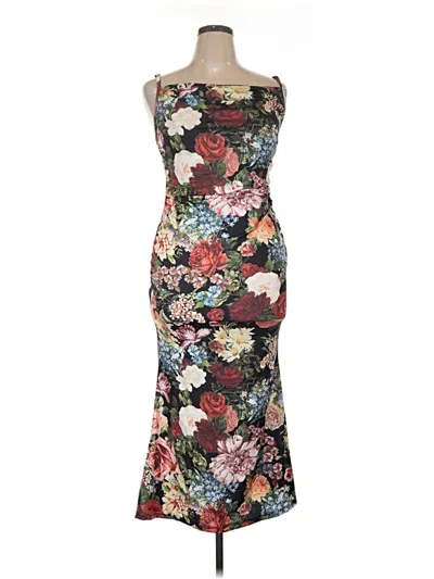 Pre-owned Shein Curve Cocktail Dress In Black