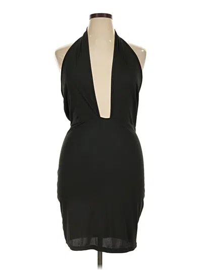 Pre-owned Shein Curve Cocktail Dress In Black