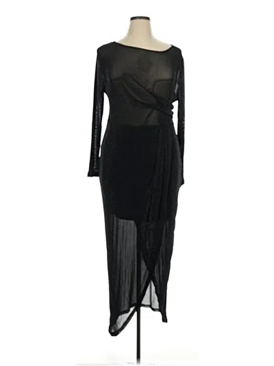 Pre-owned Shein Curve Cocktail Dress In Black