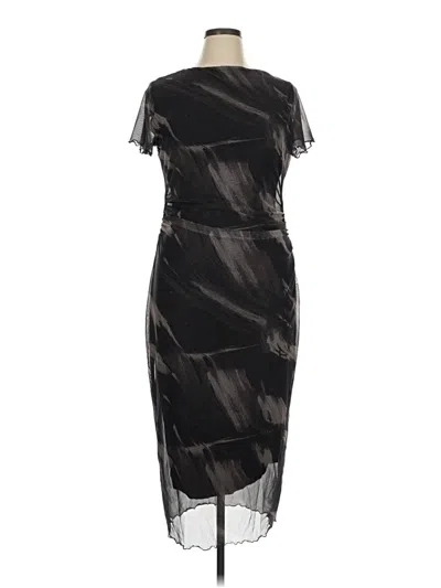 Pre-owned Shein Curve Cocktail Dress In Black