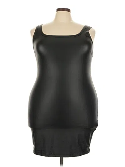 Pre-owned Shein Curve Cocktail Dress In Black