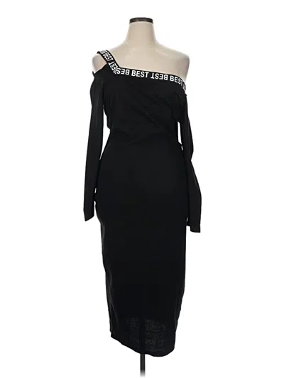 Pre-owned Shein Curve Cocktail Dress In Black