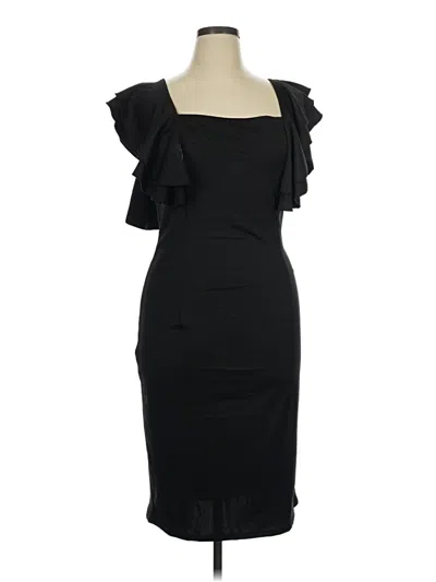 Pre-owned Shein Curve Cocktail Dress In Black