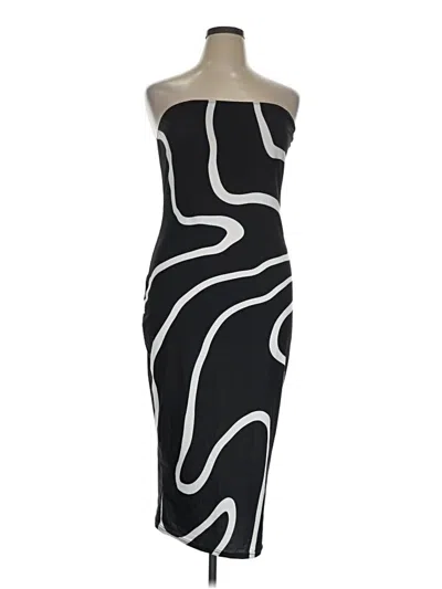 Pre-owned Shein Curve Cocktail Dress In Black