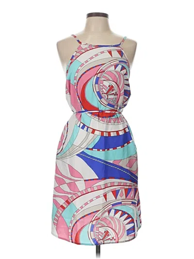 Pre-owned Shein Curve Cocktail Dress In Blue