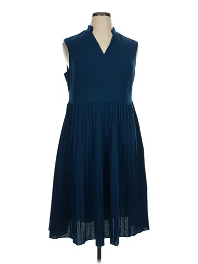 Pre-owned Shein Curve Cocktail Dress In Blue