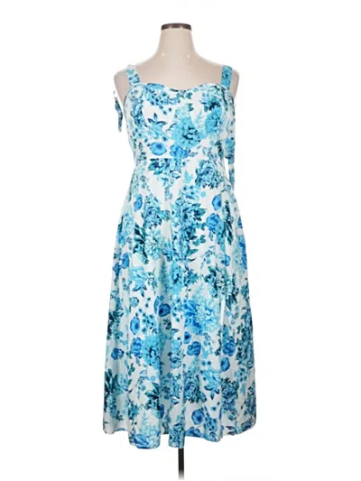Pre-owned Shein Curve Cocktail Dress In Blue