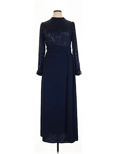Pre-owned Shein Curve Cocktail Dress In Blue