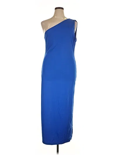 Pre-owned Shein Curve Cocktail Dress In Blue