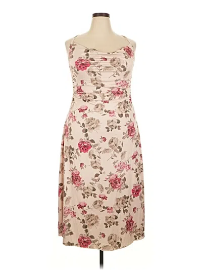 Pre-owned Shein Curve Cocktail Dress In Brown