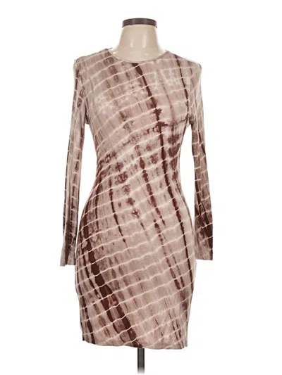 Pre-owned Shein Curve Cocktail Dress In Brown