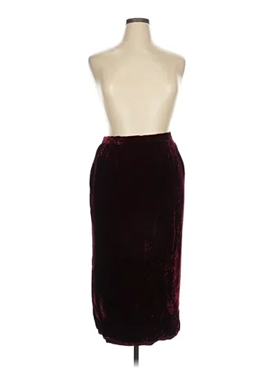Pre-owned Shein Curve Cocktail Dress In Burgundy