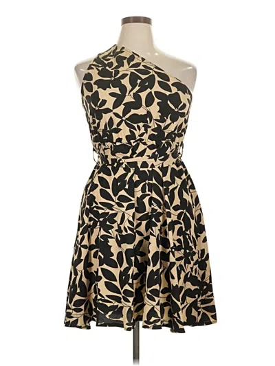 Pre-owned Shein Curve Cocktail Dress In Gold