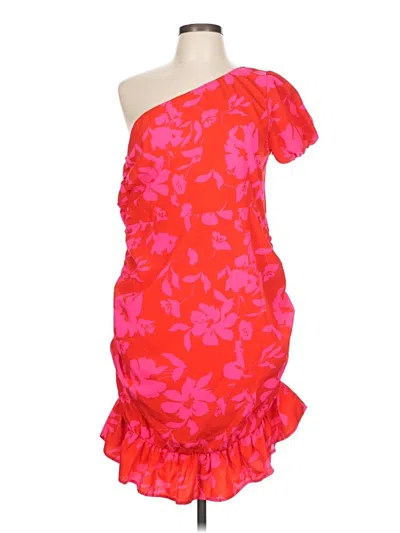 Pre-owned Shein Curve Cocktail Dress In Pink