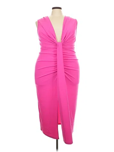 Pre-owned Shein Curve Cocktail Dress In Pink