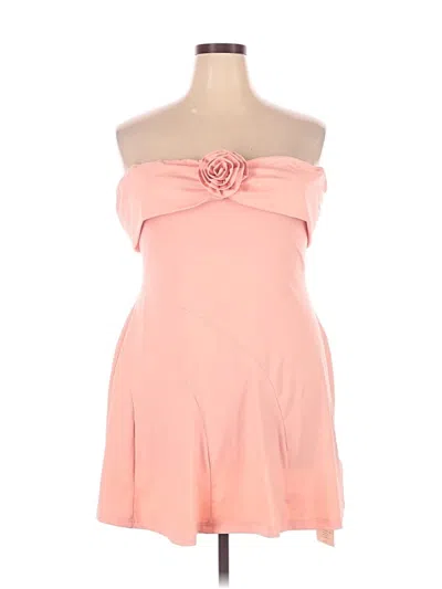 Pre-owned Shein Curve Cocktail Dress In Pink