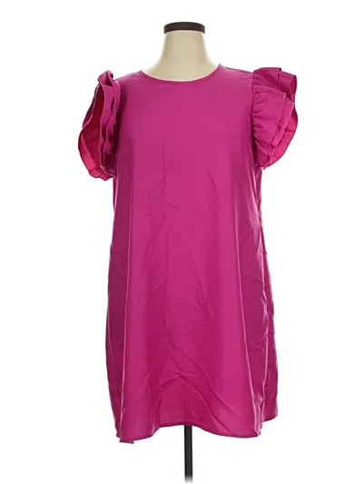 Pre-owned Shein Curve Cocktail Dress In Pink