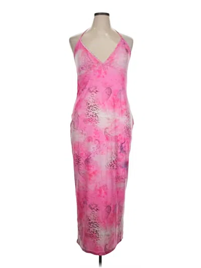 Pre-owned Shein Curve Cocktail Dress In Pink