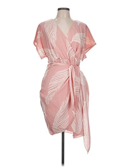 Pre-owned Shein Curve Cocktail Dress In Pink