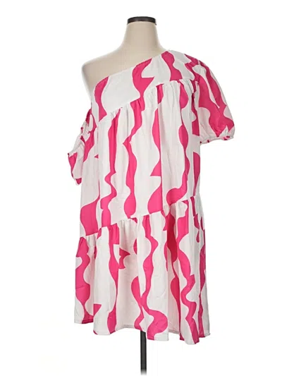 Pre-owned Shein Curve Cocktail Dress In Pink